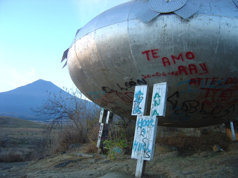 UFO at the Popocatepetl