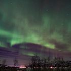 Ufo im Nordlicht