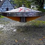Ufo kurz vor der Landung in Kirchhundem-Silberg (Sauerland)