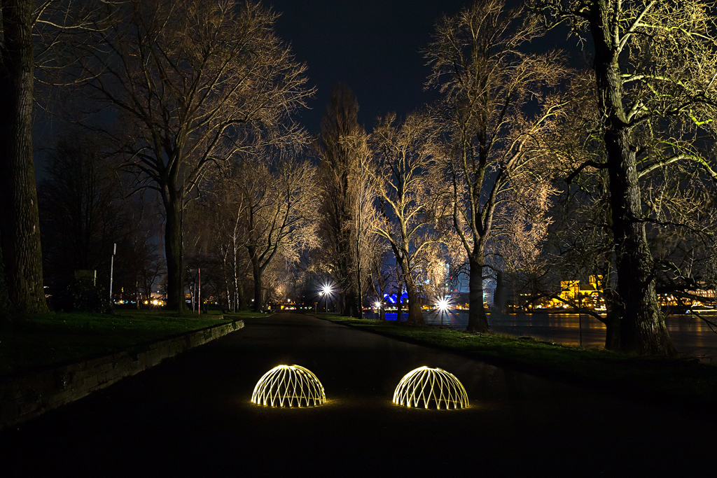 Ufo´s im Rheinpark