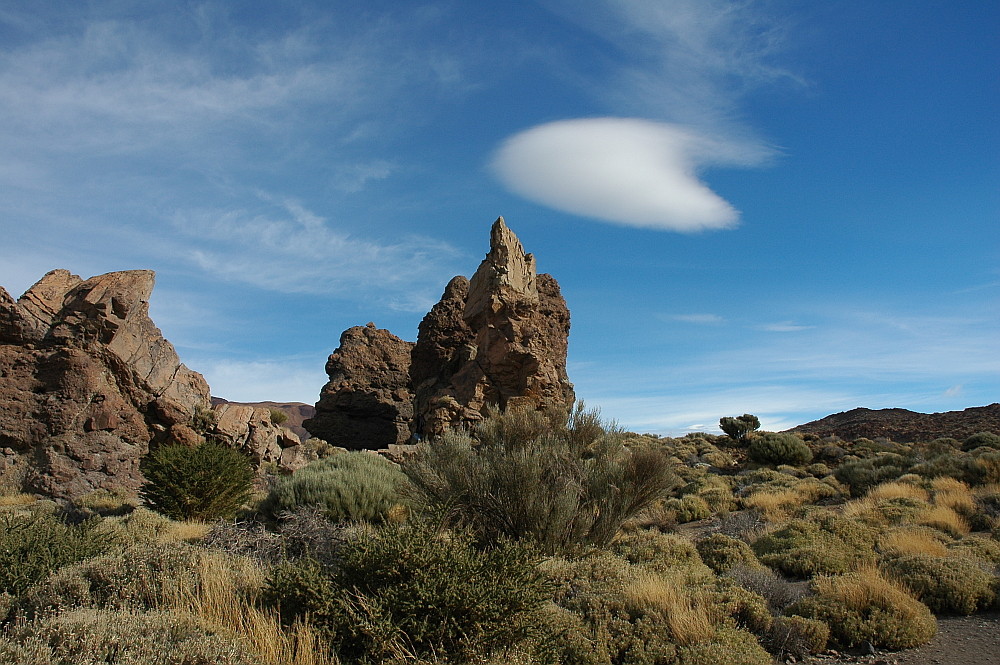 Ufos über dem Teide-Krater