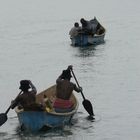 Uganda - Boote am Lake George