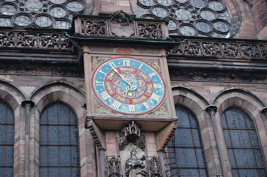 Uhr am Strasbourger Münster