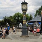 Uhr an der Strandpromenade in Ahlbeck