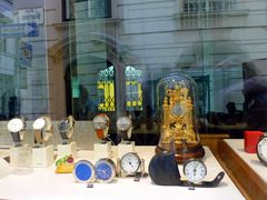 Uhrenmuseum in Wien 1010 mit spiegelung