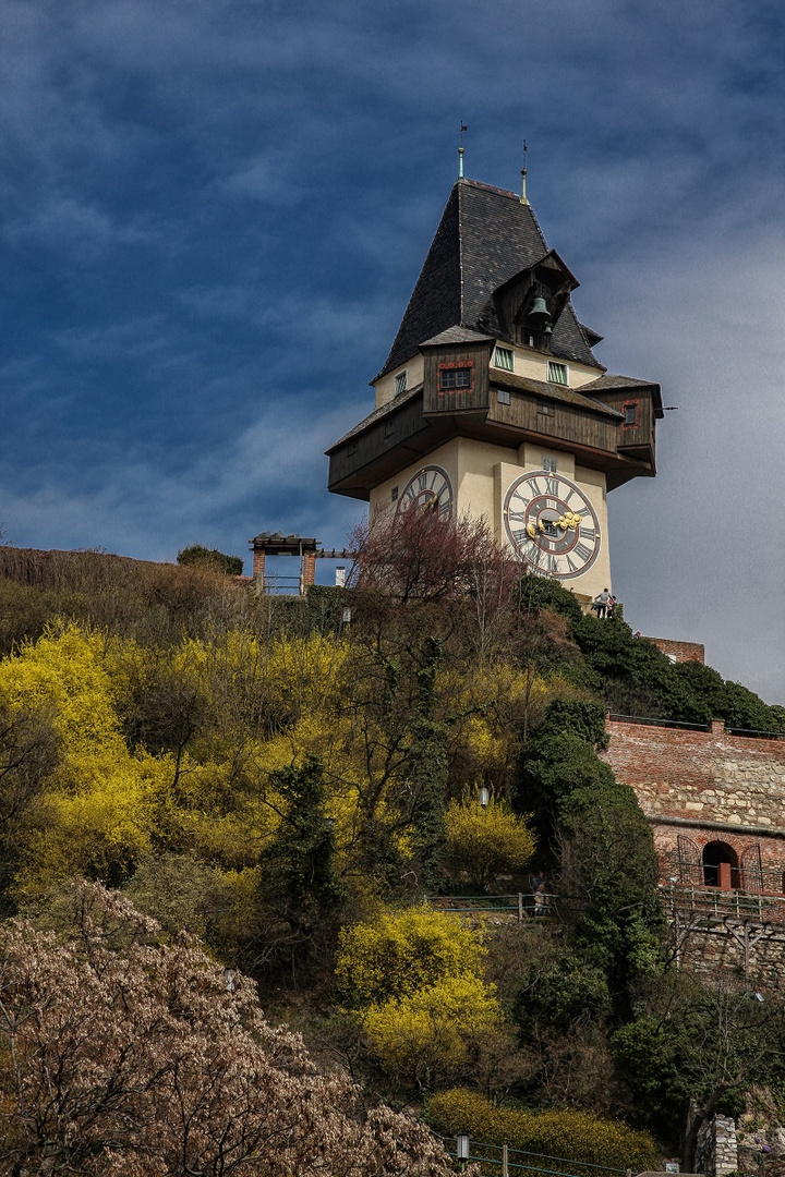 Uhrturm am Schlossberg in Graz