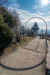 Uhrturm am Schlossberg in Graz