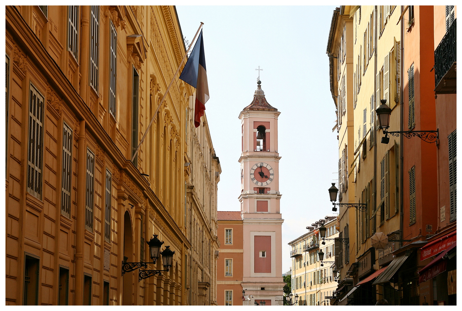 Uhrturm des Palais Rusca- Nice