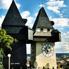 Uhrturm mit Schatten