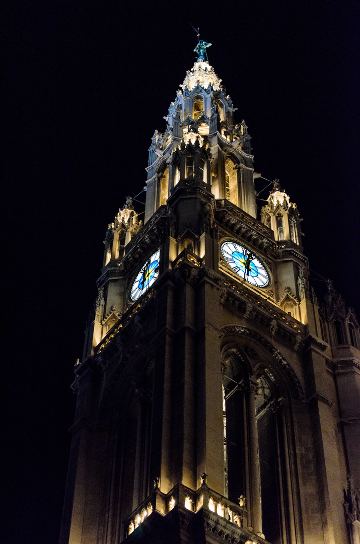 Uhrturm Rathaus Wien