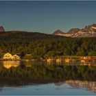 Uhrzeit 03.30  am Skjerstadfjord Saltstraumen