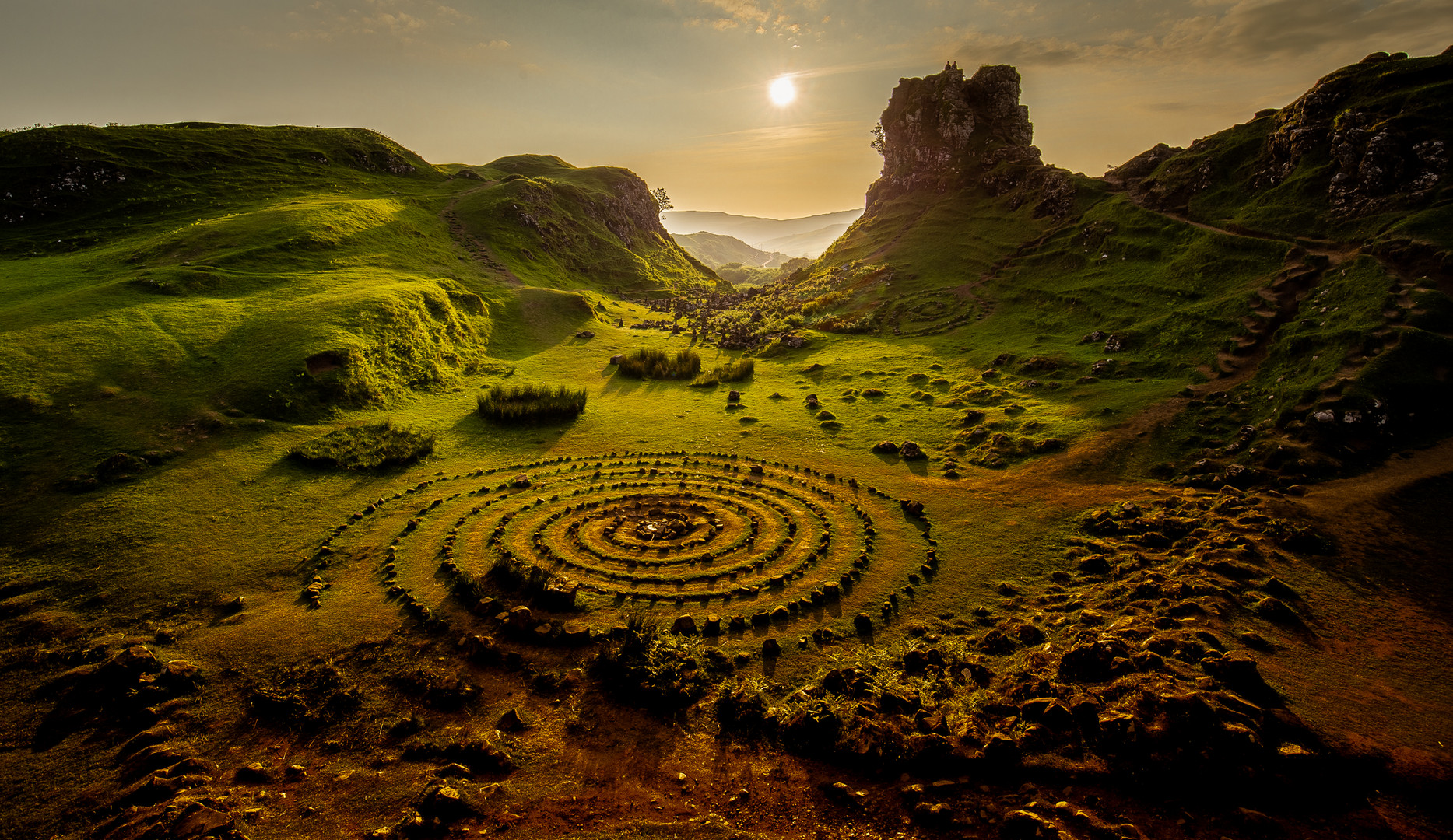 Uig Fairy Rings (HDR) Foto & Bild europe, united kingdom & ireland