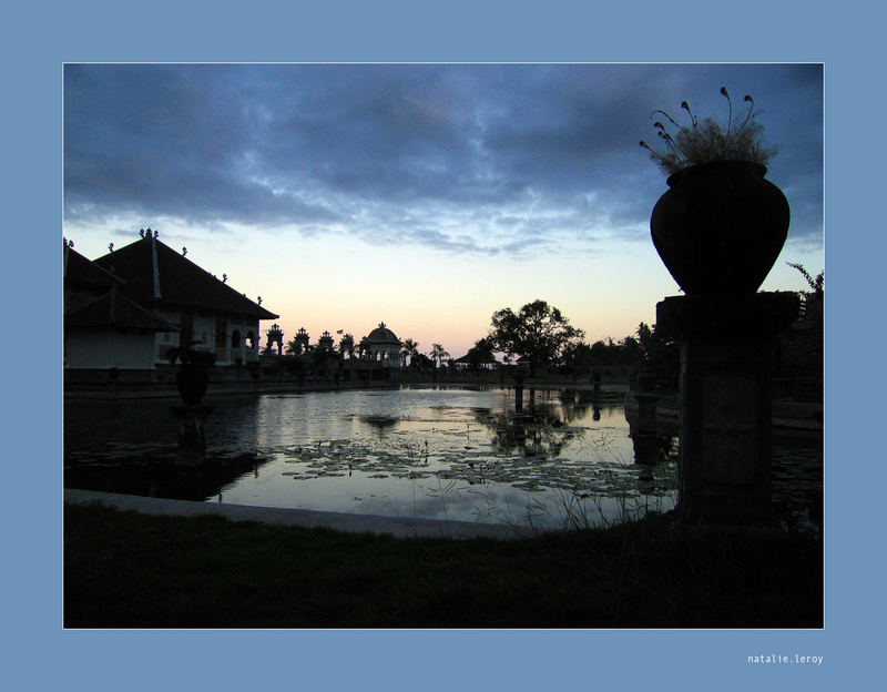 Ujung Waterpalace Sunset