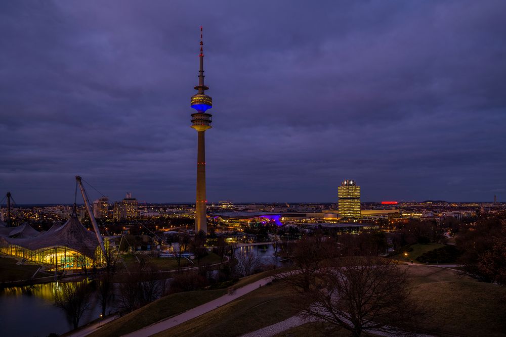 Ukrainische Farben in München