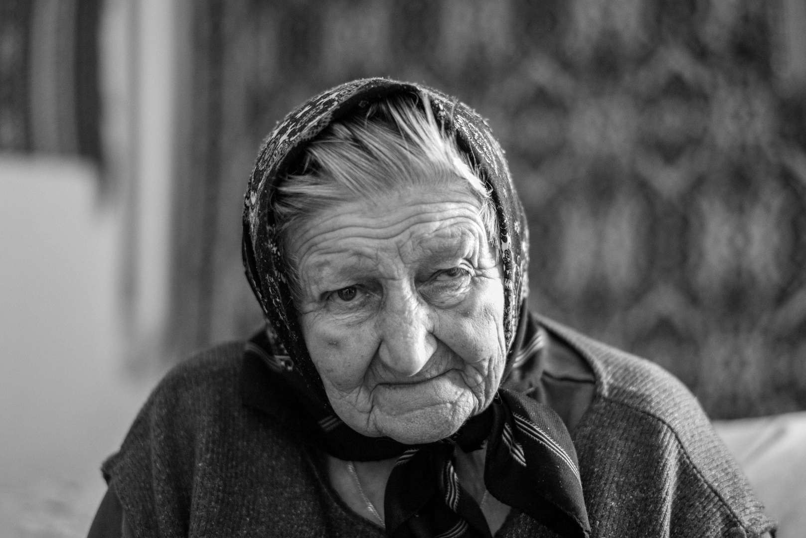 Ukrainische Rentnerin