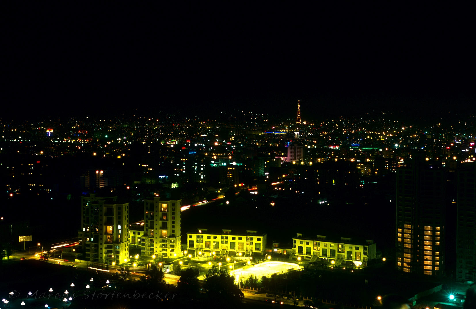 ulan bator at night