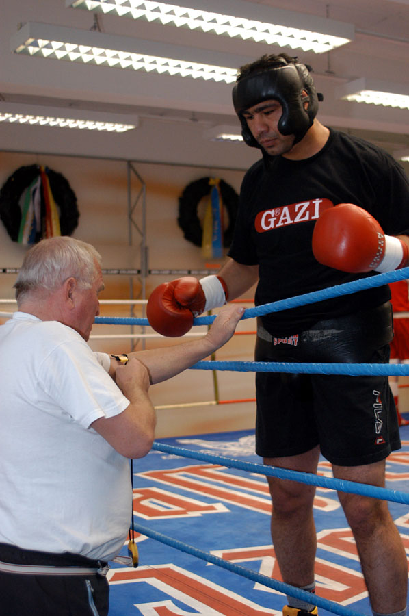 Ulli Wegner mit Sinan Samil Sam