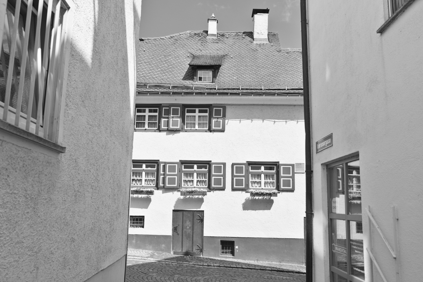 Ulm 12 - Aus der Gasse heraus