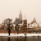 Ulm an einem trüben Januartag
