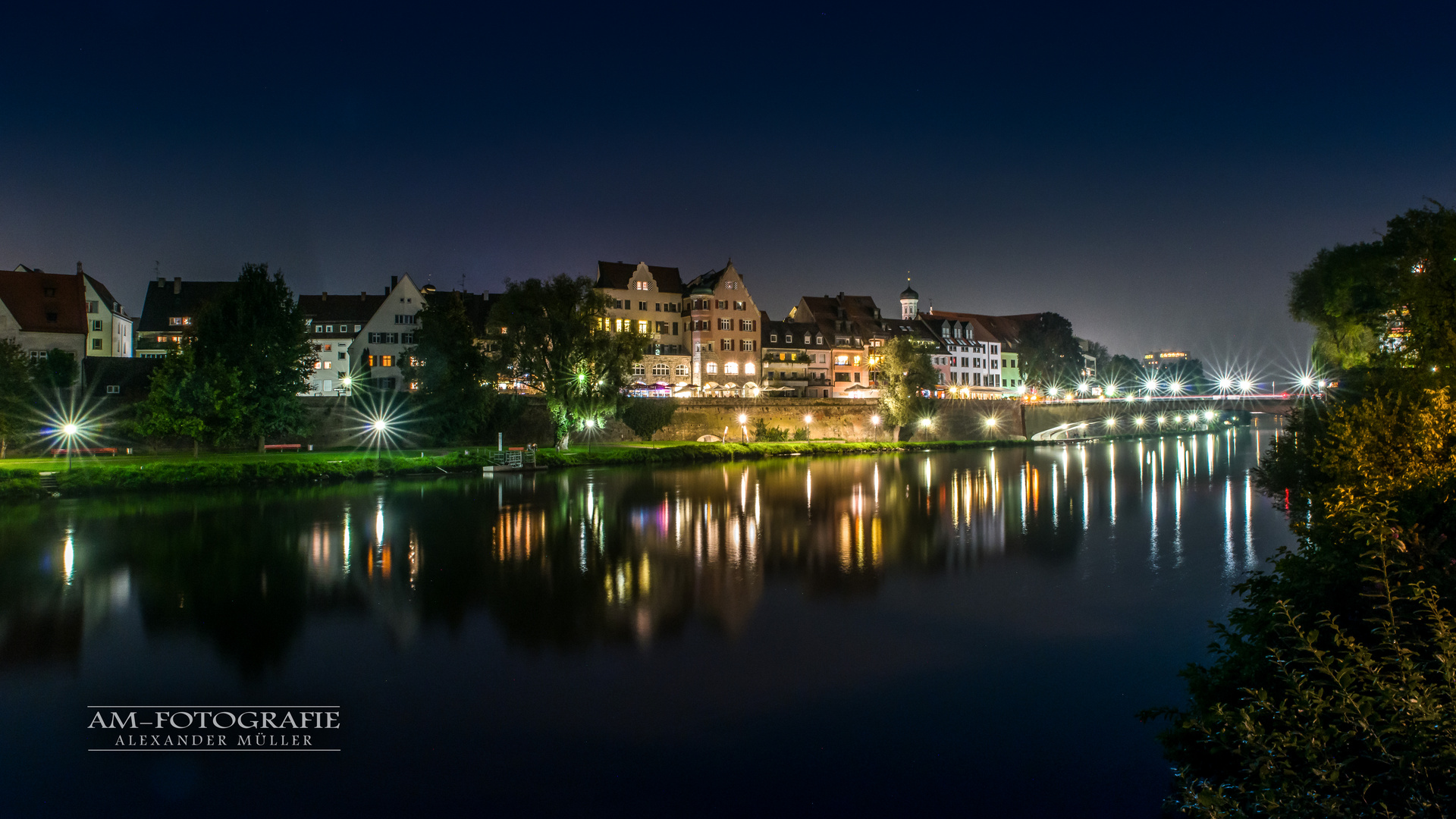 Ulm bei Nacht