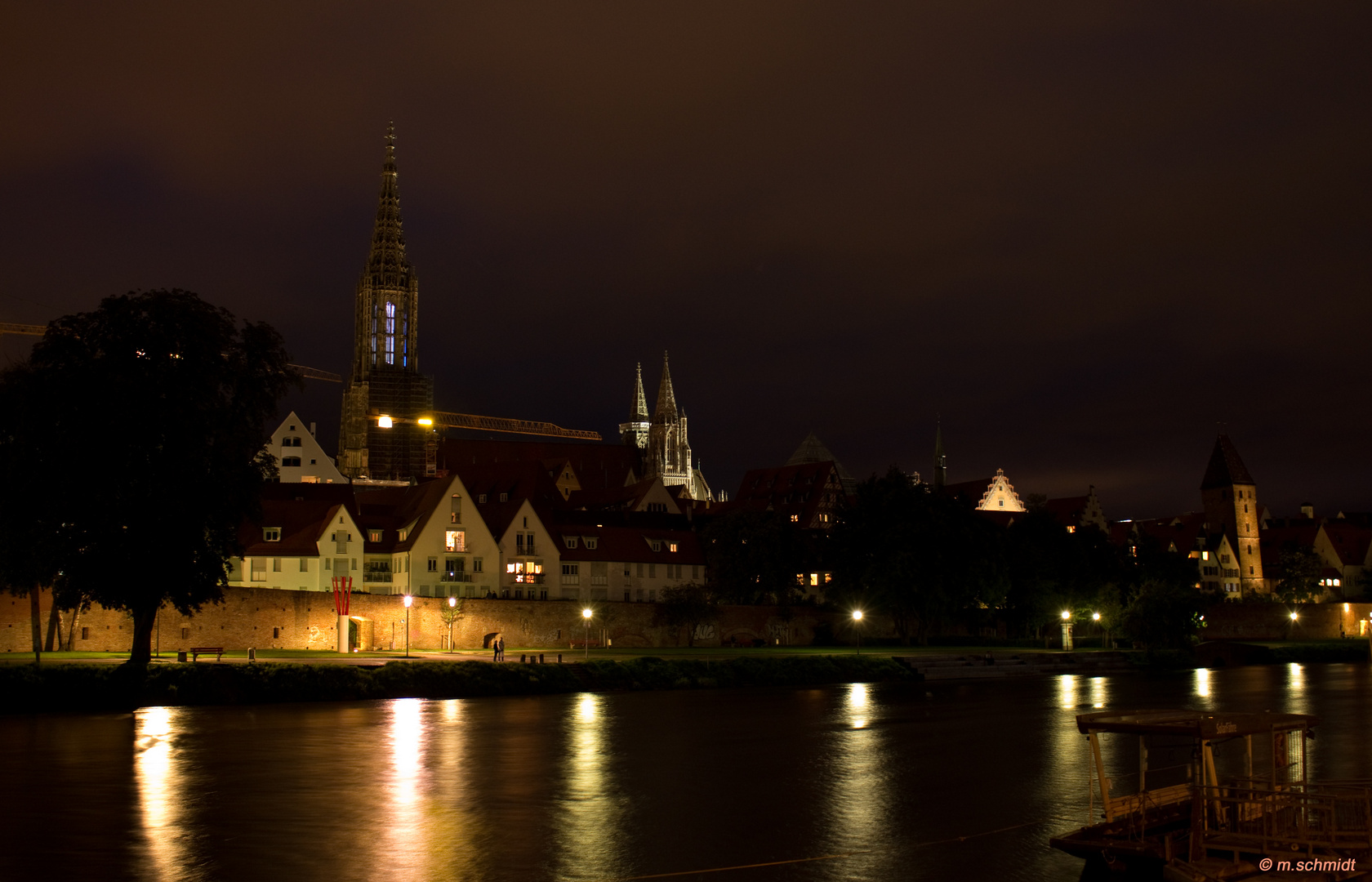 Ulm bei Nacht