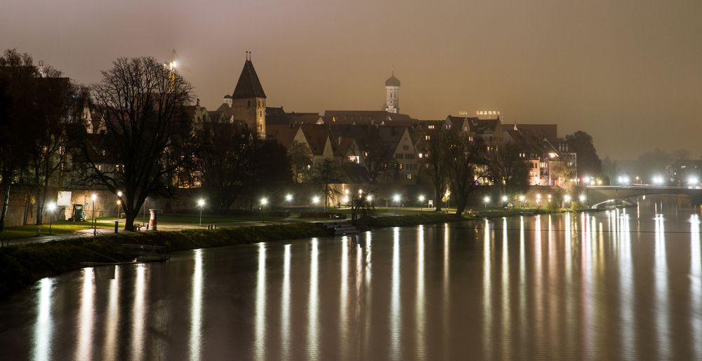 Ulm bei Nacht und Nebel