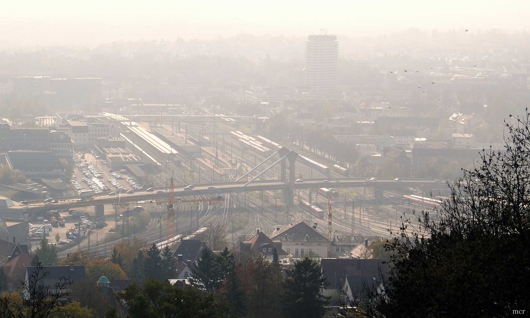 ULM, Hbf im Nebel