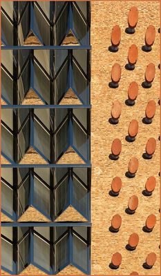 Ulm - Innenstadt - Spk Ulm - "Flächen, Farbe, Licht & Schatten"