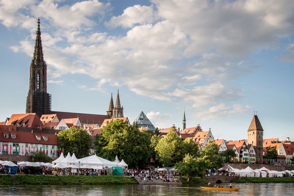 Ulm mit Donaufest