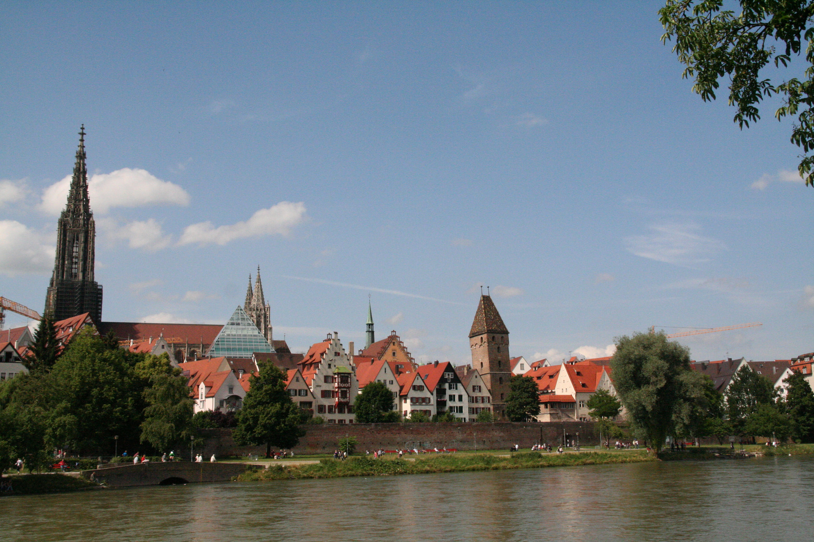 Ulm Panorama der Stadt an der Donau Foto & Bild deutschland, europe, baden württemberg