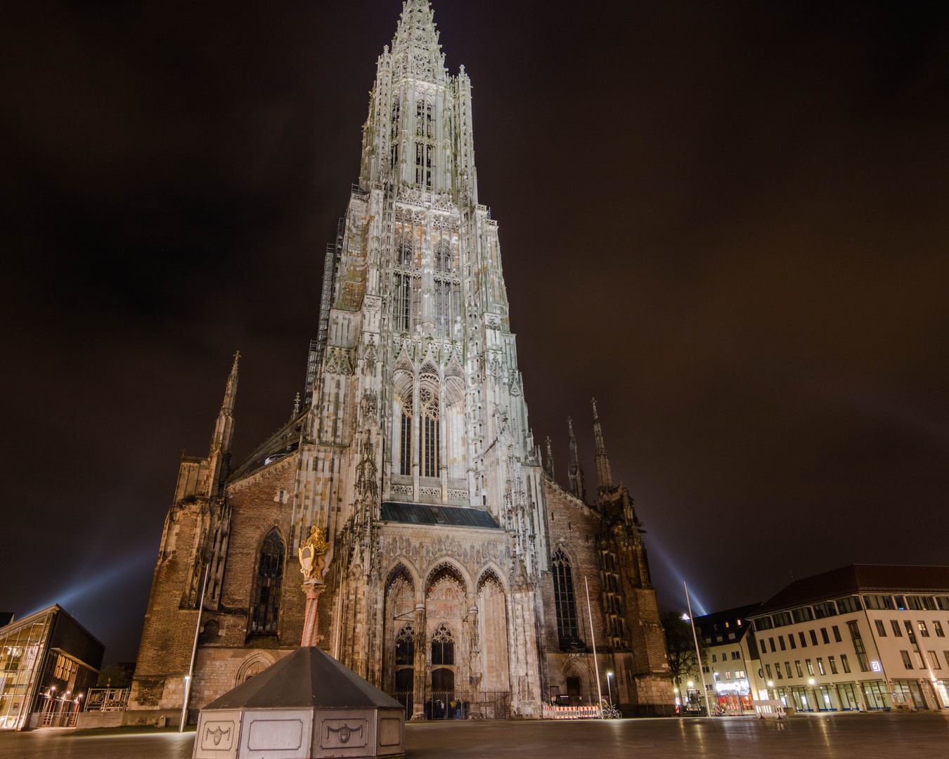 Ulmer Münster bei Nacht