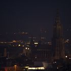 Ulmer Münster bei Nacht vom Eselsberg