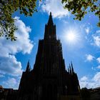 Ulmer Münster mit Sonnenstern