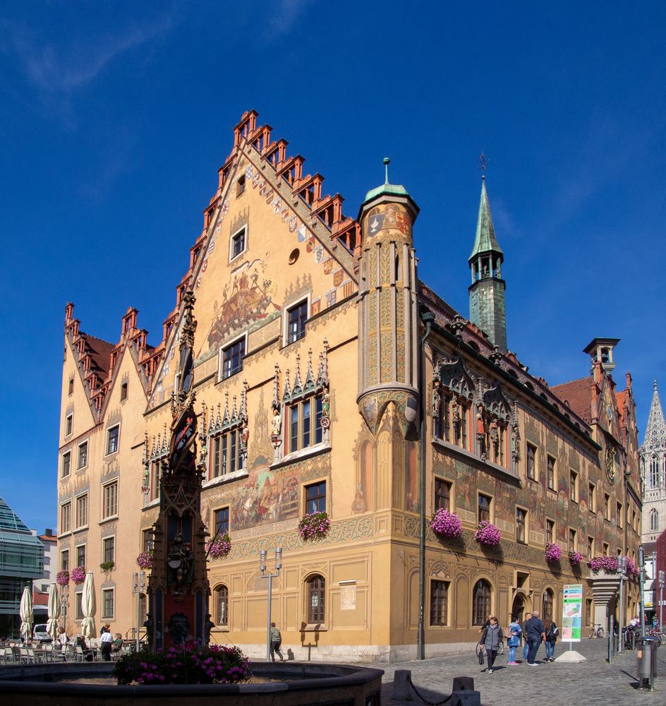 Ulmer Rathaus Foto & Bild architektur, architektonische details