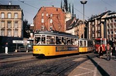 Ulmer Straßenbahn - Wagen 4 mit Beiwagen 26