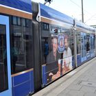 Ulmer Straßenbahn Werbung