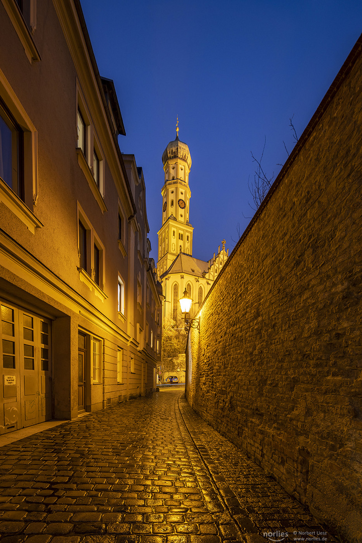 Ulrichsbasilika mit Afragäßchen