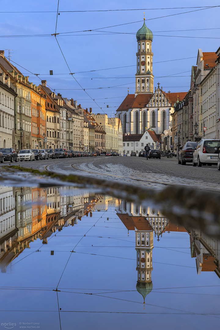 Ulrichsbasilika Spiegelung