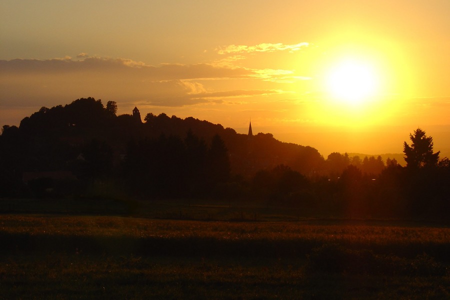 Ulrichstein - Sonnenuntergang