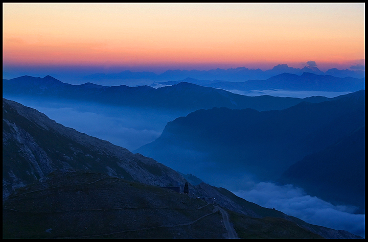 Ultima luce in Val Varaita