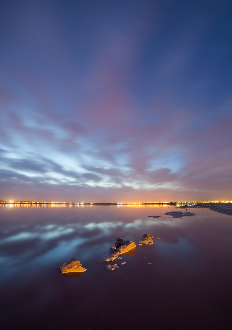 Ultimas luces en las salinas