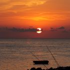 ultimi bagliori del giorno sul mare di Sicilia