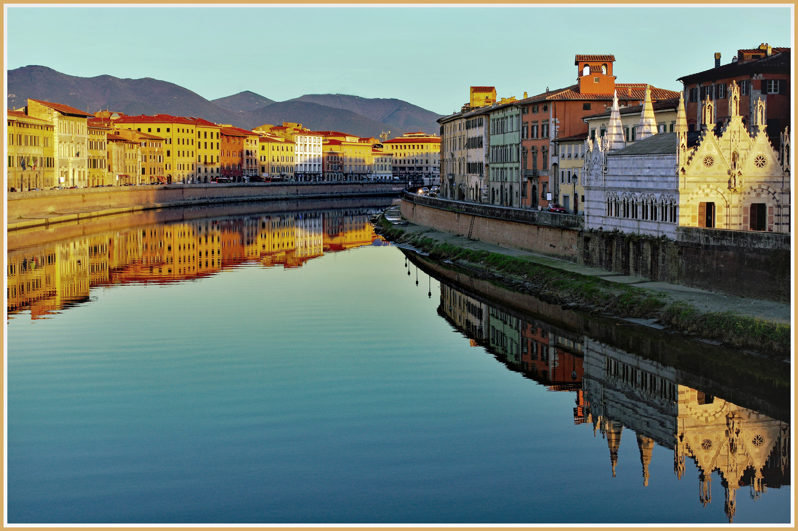 ultimi raggi dell anno a pisa....