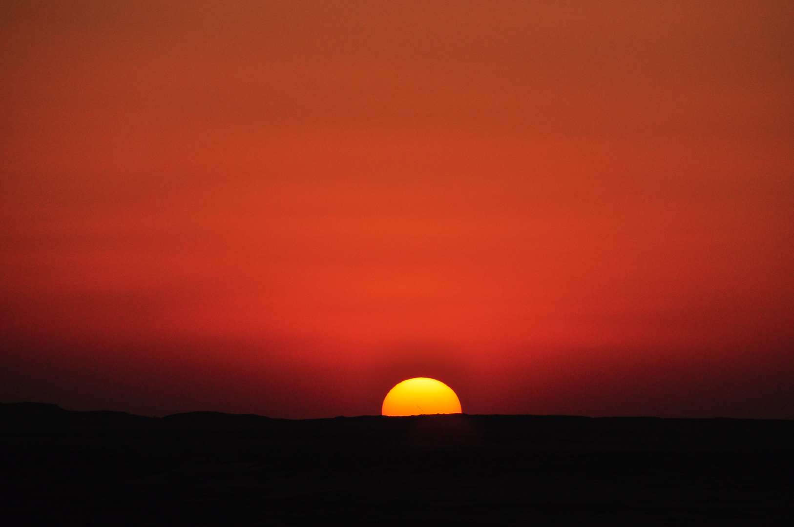 Ultimi raggi sul deserto