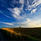 ultimi raggi sulle colline