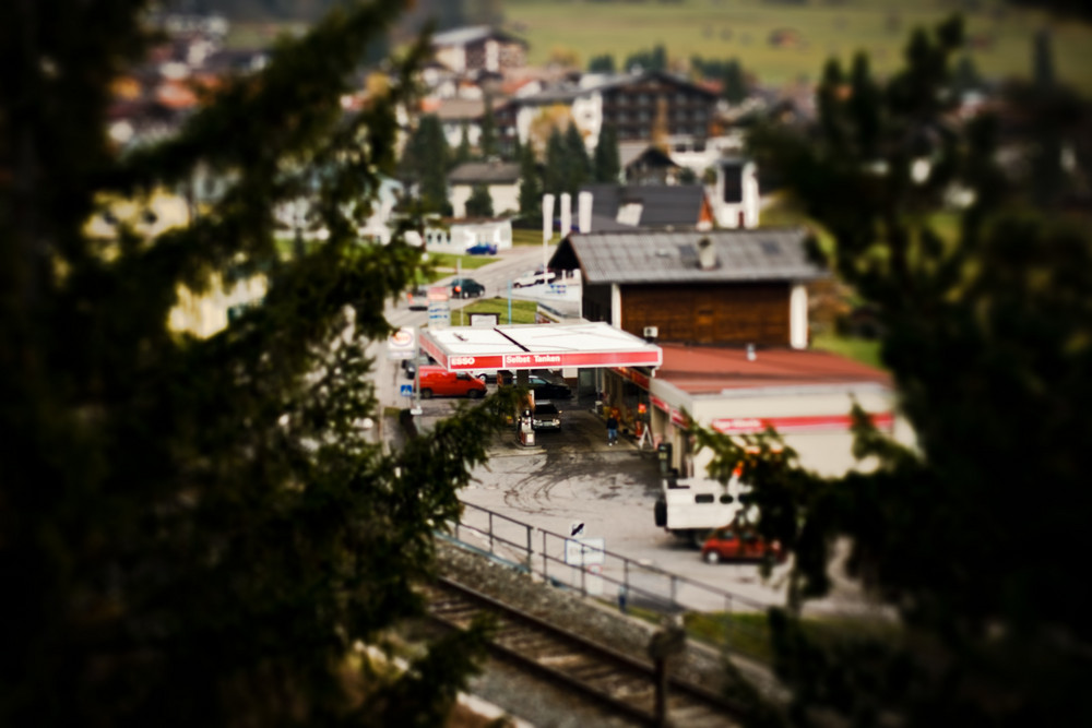 ultra verwackeltes fake tilt shift Experiment