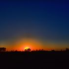 Ultrakitschiger Sonnenaufgang