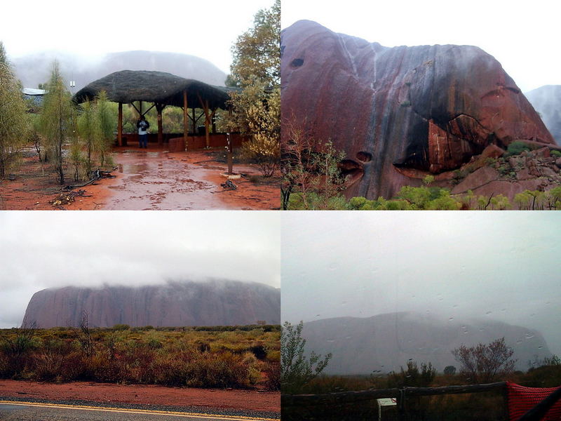 Uluru / Ayers Rock im Regen 2005