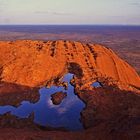 Uluru / Ayers Rock von Oben.