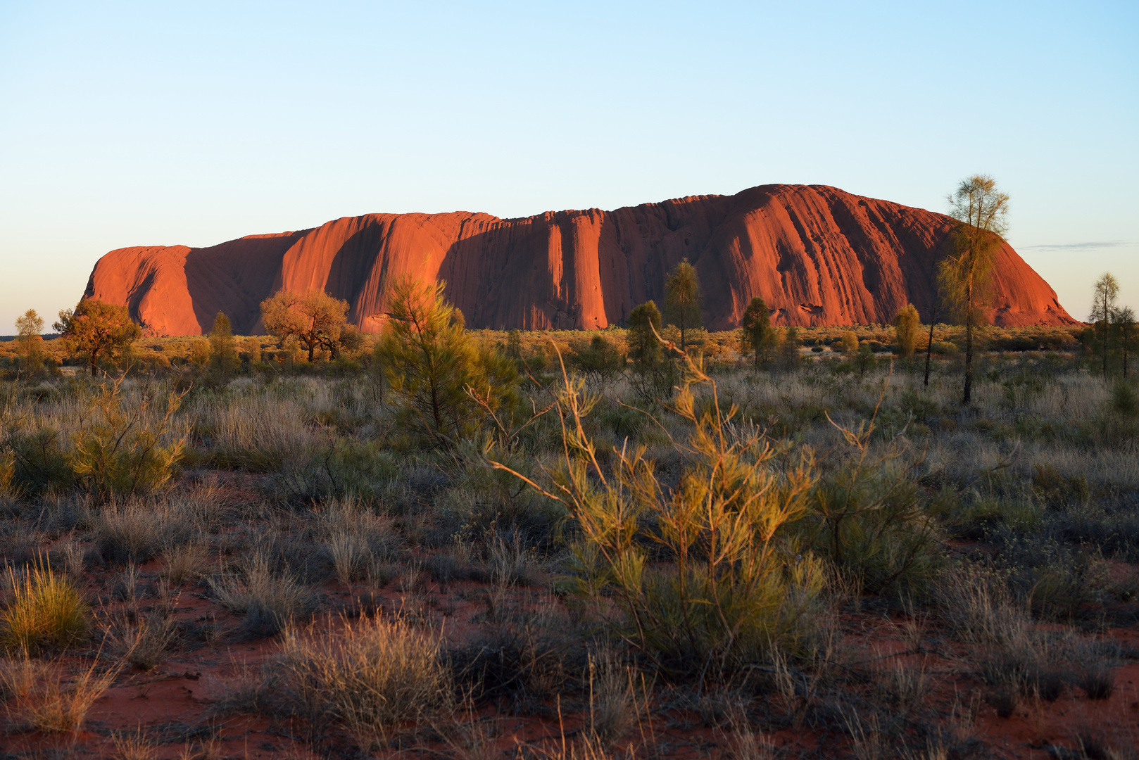 Uluru bei Sonnenaufgang